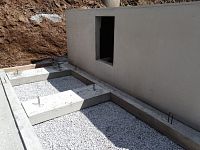 detailní reference, 2 sestavy betonových retenčně-vsakovacích nádrží bez dna, Karlštejn, db betonové jímky